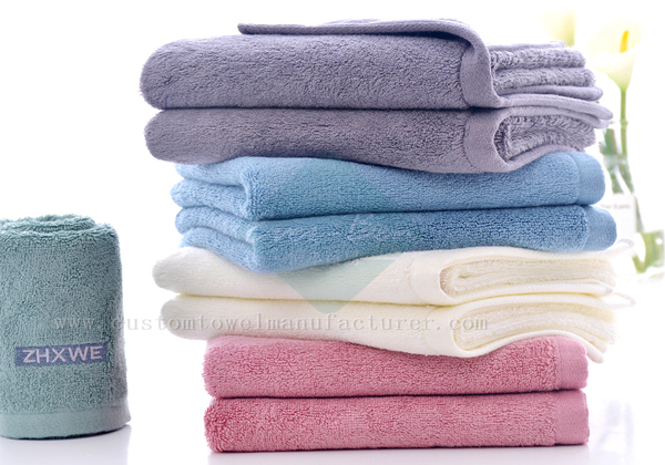 China EverBen Custom extra large bath sheets Factory ISO Audit Bamboo Face Towels Factory